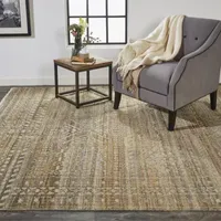 Weave And Wander Eckhart Abstract Hand Knotted Indoor Rectangle Area Rugs