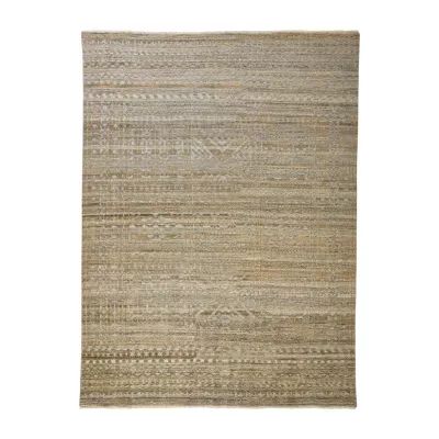 Weave And Wander Eckhart Abstract Hand Knotted Indoor Rectangle Area Rugs