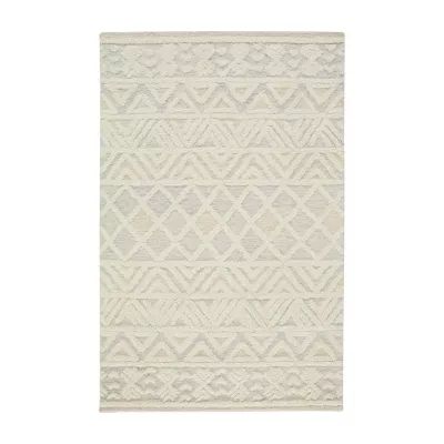 Weave And Wander Elika Geometric Hand Tufted Indoor Rectangle Accent Rugs