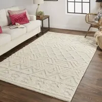 Weave And Wander Elika Geometric Hand Tufted Indoor Rectangle Accent Rugs