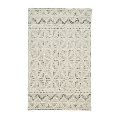 Weave And Wander Elika Geometric Hand Tufted Indoor Rectangle Accent Rugs