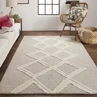 Weave And Wander Elika Geometric Hand Tufted Indoor Rectangle Accent Rugs