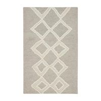 Weave And Wander Elika Geometric Hand Tufted Indoor Rectangle Accent Rugs