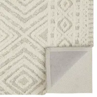 Weave And Wander Elika Geometric Hand Tufted Indoor Rectangle Accent Rugs