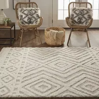 Weave And Wander Elika Geometric Hand Tufted Indoor Rectangle Accent Rugs