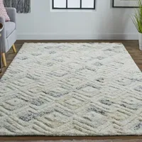 Weave And Wander Elika Geometric Hand Tufted Indoor Rectangle Area Rugs