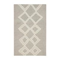 Weave And Wander Elika Geometric Hand Tufted Indoor Rectangle Area Rugs