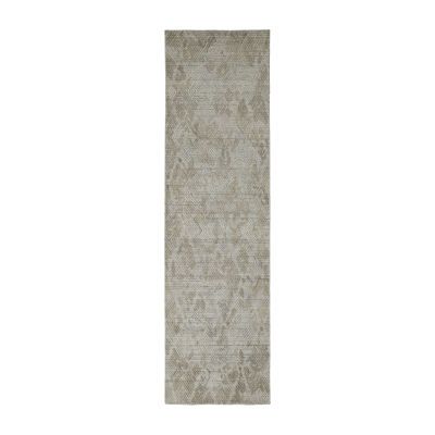 Weave And Wander Huntley Abstract Hand Woven Indoor Rectangle Runners