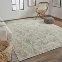 Weave And Wander Huntley Abstract Hand Woven Indoor Rectangle Accent Rugs