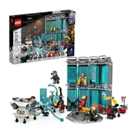 LEGO Super Heroes Marvel Iron Man Armory 76216 Building Set (496 Pieces)