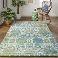 Weave And Wander Hurst Floral Machine Made Indoor Rectangle Area Rugs