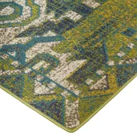 Weave And Wander Hurst Floral Machine Made Indoor Rectangle Area Rugs