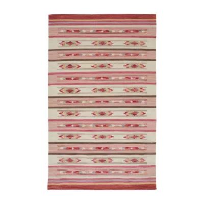 Weave And Wander Galvin Stripe Flatweave Reversible Indoor Rectangle Area Rugs