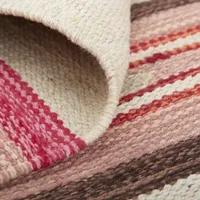 Weave And Wander Galvin Stripe Flatweave Reversible Indoor Rectangle Area Rugs