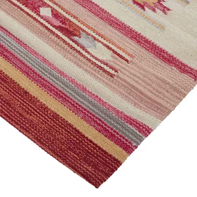 Weave And Wander Galvin Stripe Flatweave Reversible Indoor Rectangle Area Rugs