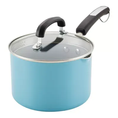 Farberware Eco Advantage Ceramic 3-qt.Straining Saucepan with Lid