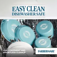Farberware Eco Advantage Ceramic 3-qt.Straining Saucepan with Lid