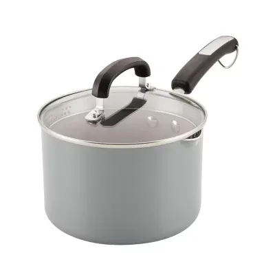 Farberware Eco Advantage Ceramic 3-qt.Straining Saucepan with Lid