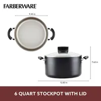 Farberware Smart Control 6-qt. Non-Stick Stockpot with Lid