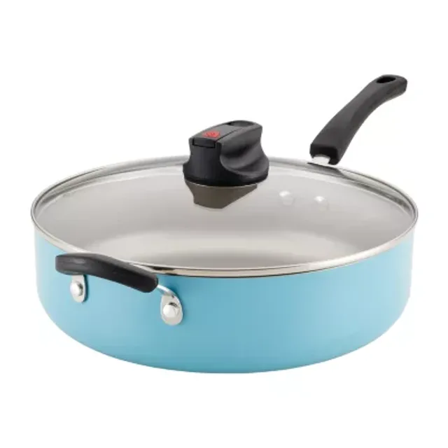 T-Fal 10.5 Aluminum Frying Pan, Color: Black - JCPenney