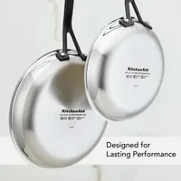 KitchenAid 5-Ply Clad Stainless Steel 10" Fry Pan