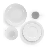 Elama 18-pc. Porcelain Dinnerware Set