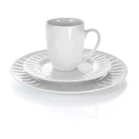 Elama 18-pc. Porcelain Dinnerware Set