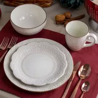 Elama Contessa 16-pc. Stoneware Dinnerware Set