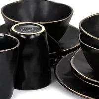 Elama Modern 16-pc. Stoneware Dinnerware Set