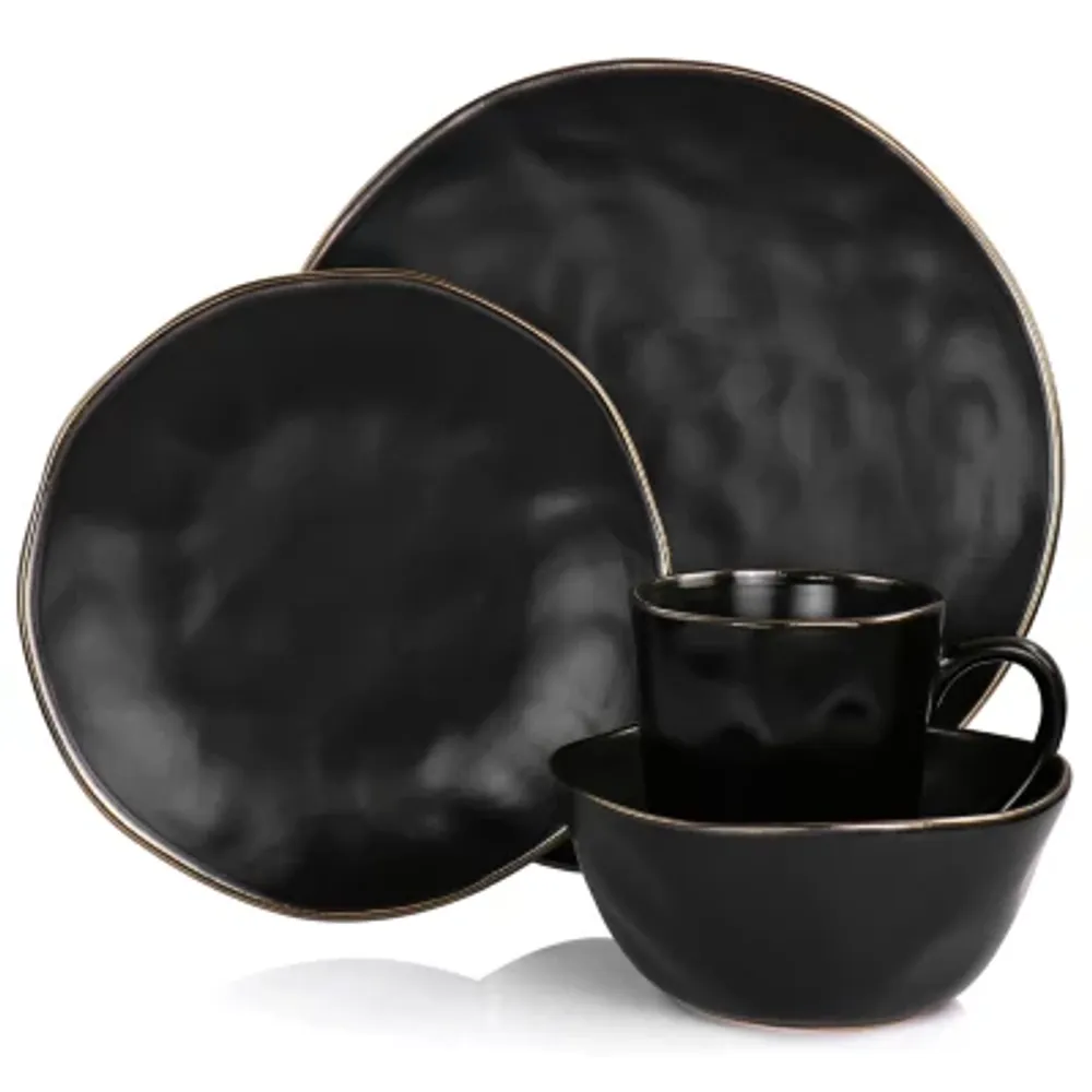 Elama Modern 16-pc. Stoneware Dinnerware Set