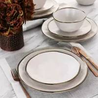 Elama 16-pc. Stoneware Dinnerware Set