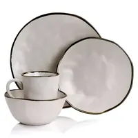 Elama 16-pc. Stoneware Dinnerware Set