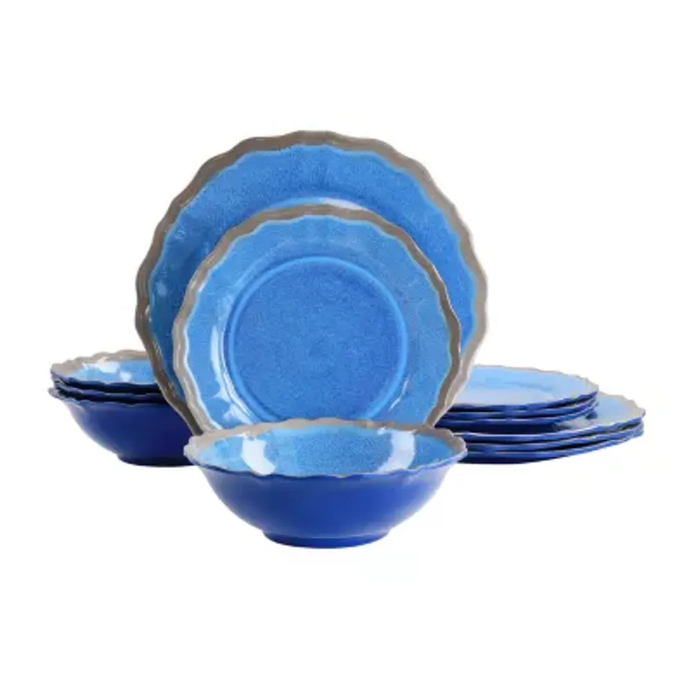 Elama Roma 12-pc. Melamine Dinnerware Set