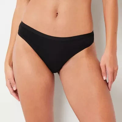 Ambrielle Organic Cotton Thong Panty 303247