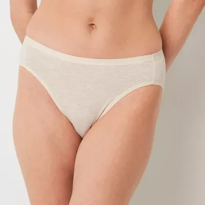 Ambrielle Cotton High Cut Panty