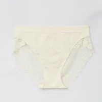 Ambrielle Seamless  Lace High Cut Panty 12p050