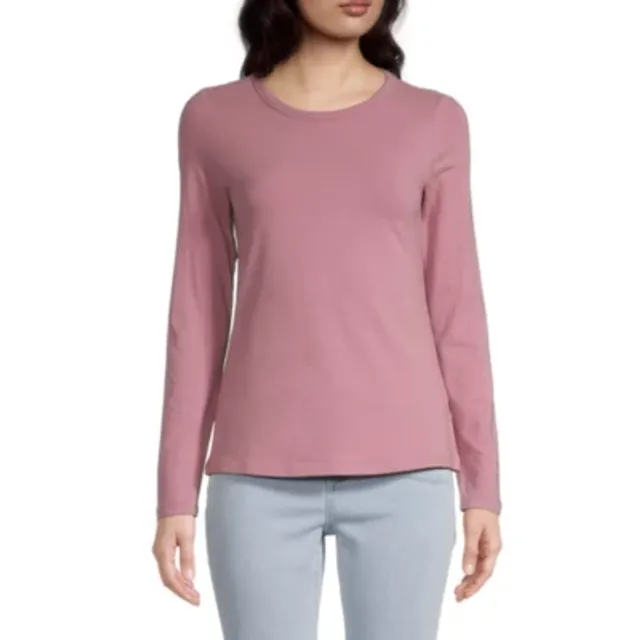 jcpenney ana long sleeve shirt