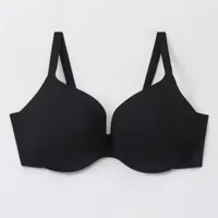 Ambrielle Everyday Underwire Push Up T-Shirt Plunge Bra-306754