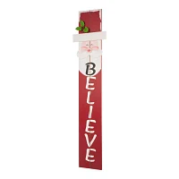 Glitzhome 42 Inch Christmas Porch Sign