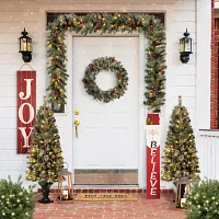 Glitzhome 42 Inch Christmas Porch Sign