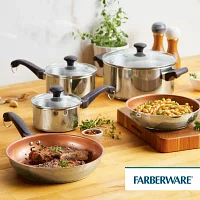 Farberware Classic Traditions Stainless Steel 12-pc. Cookware Set