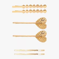 Bijoux Bar Heart 6-pc. Bobby Pin