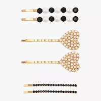 Bijoux Bar Heart 6-pc. Bobby Pin