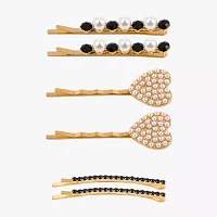 Bijoux Bar Heart 6-pc. Bobby Pin