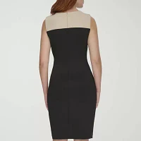 Marc New York Womens Sleeveless Sheath Dress