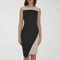 Marc New York Womens Sleeveless Sheath Dress