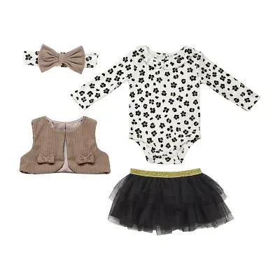 Baby Starters Girls 4-pc. Skirt Set