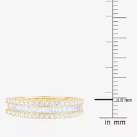 (G-H / Vs2-Si1) 1/2 CT. T.W. Lab Grown White Diamond 10K Gold Anniversary Band