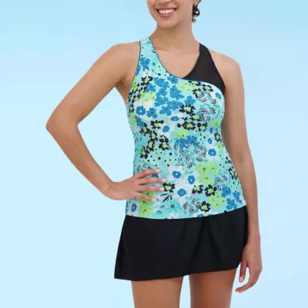 ZeroXposur Floral Tankini Swimsuit Top