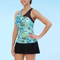 ZeroXposur Floral Tankini Swimsuit Top